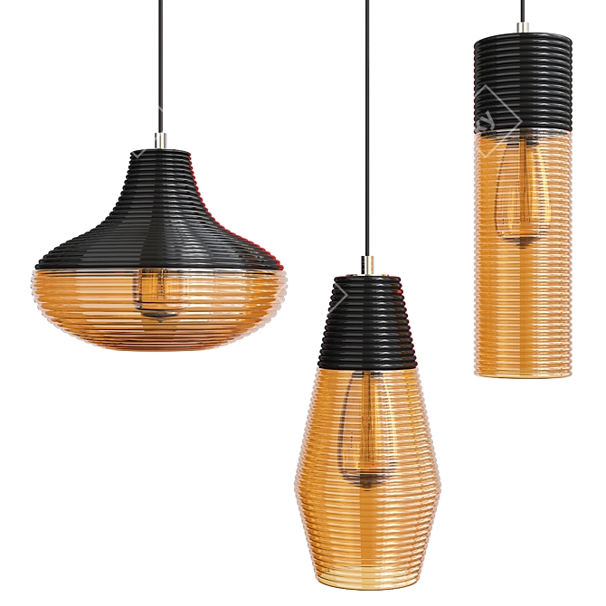 Modern Design Lamp Fixture 3D model image 1