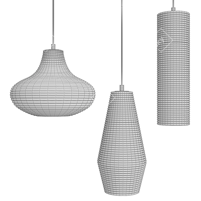Modern Design Lamp Fixture 3D model image 2
