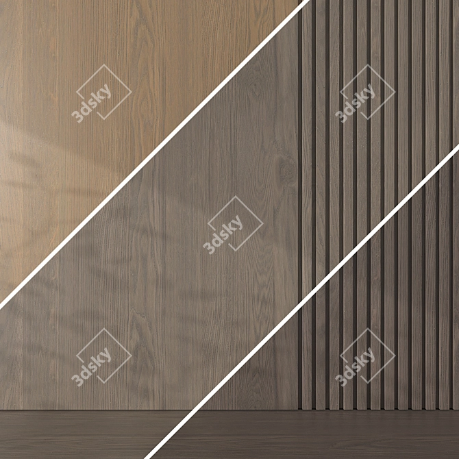  Seamless Oak Texture Pack 3D model image 4