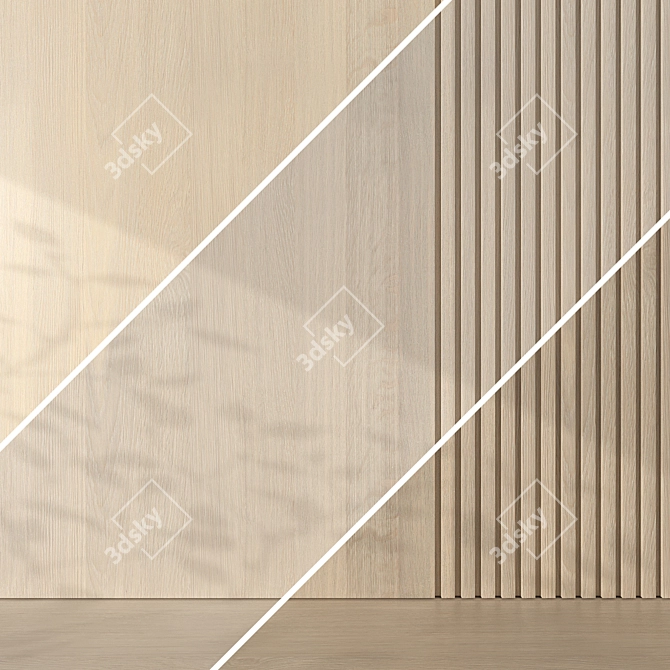 Seamless Oak Textures 080 Set 3D model image 3