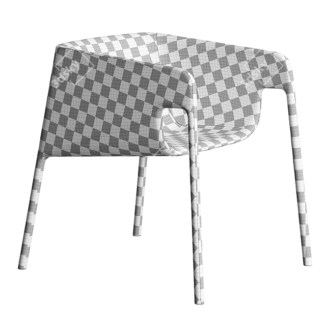 Comfort Defined Easy Chair 3D model image 5