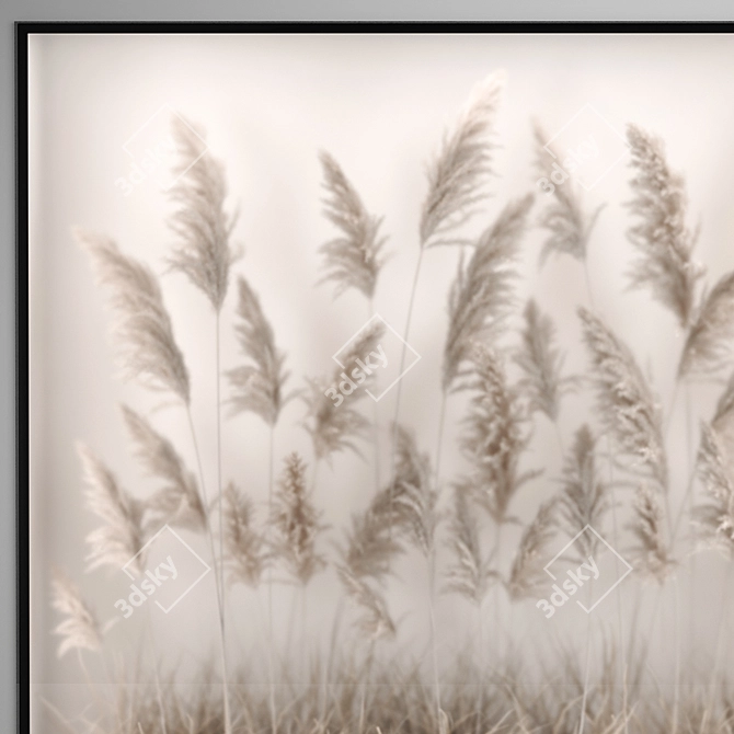 Luxury Eco Dry Floral Installation 3D model image 3