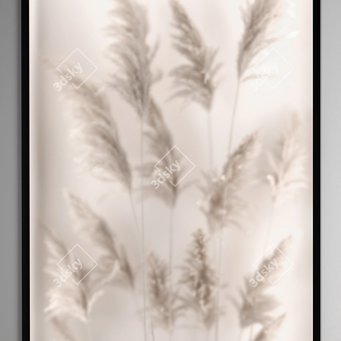 Nature-Inspired Eco Dry Flower Art 3D model image 5