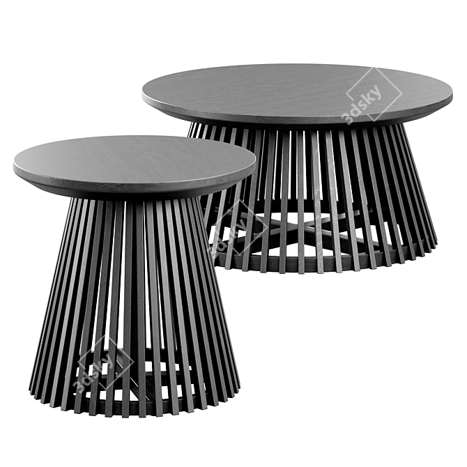 LaForma Irune Coffee & Side Tables 3D model image 1