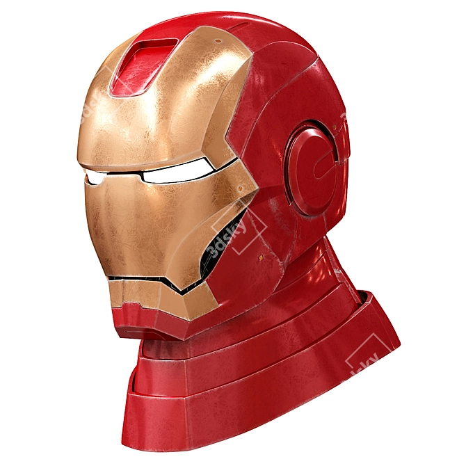 Replica Iron Man Helmet Cosplay 3D model image 1