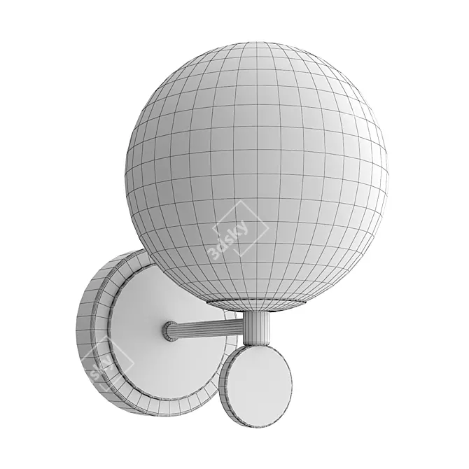 Elegant Favourite ABSOLUTE Wall Sconce 3D model image 2
