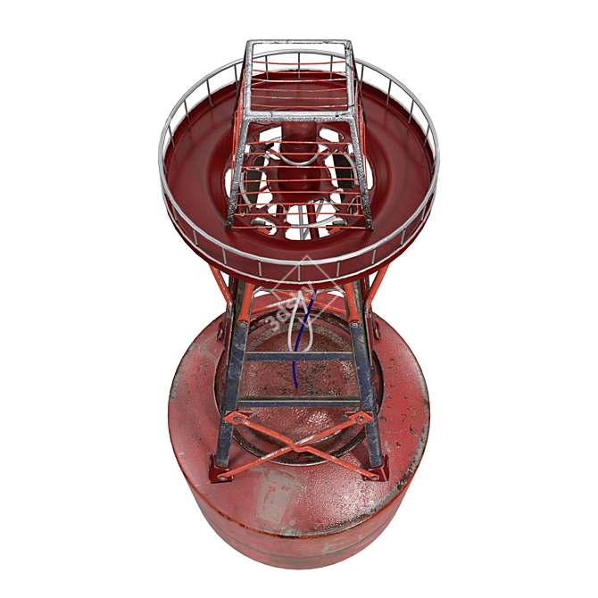 Marine Navigation Buoy 3D Model 3D model image 5