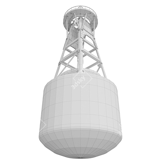 Marine Navigation Buoy 3D Model 3D model image 7