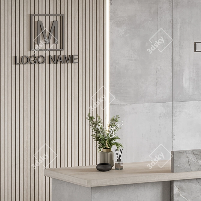 Modern Reception Design Model 3D model image 5