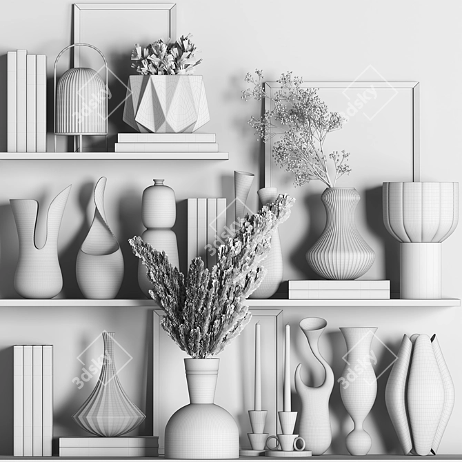 Modern Chic Decor Set 012 3D model image 3