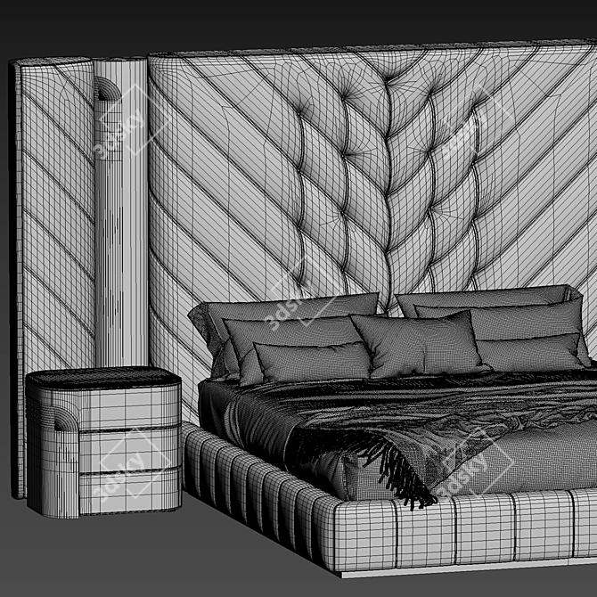 Title: Elevate Your Sleep Experience 3D model image 6