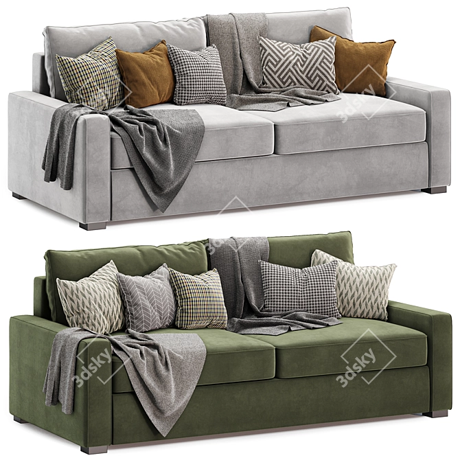 Elegant Maxwell Sofa – Comfort Defined 3D model image 1