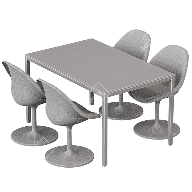 Modern Ikea TORSBY BALTSAR Set 3D model image 4