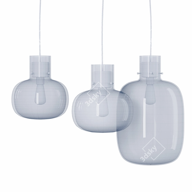 Elegant Awa Lighting Collection 3D model image 4