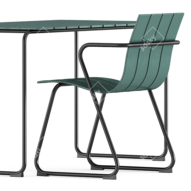 Ocean Furniture Set by MaterDesign 3D model image 3