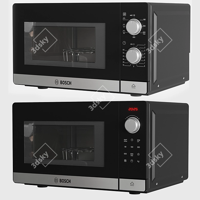 Bosch Microwave FEL020MS2B Model 3D model image 7