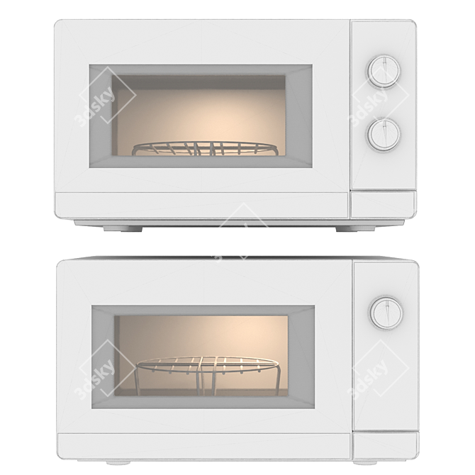 Bosch Microwave FEL020MS2B Model 3D model image 8