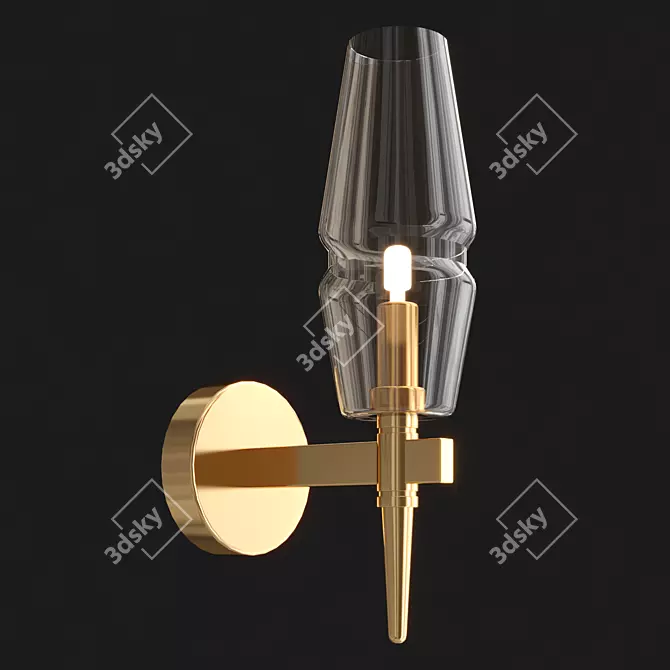 Maytoni LITA H002WL Elegant Sconce 3D model image 2
