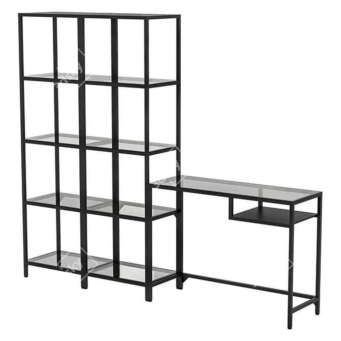 IKEA VITTSJÖ Multipurpose Laptop Desk 3D model image 1