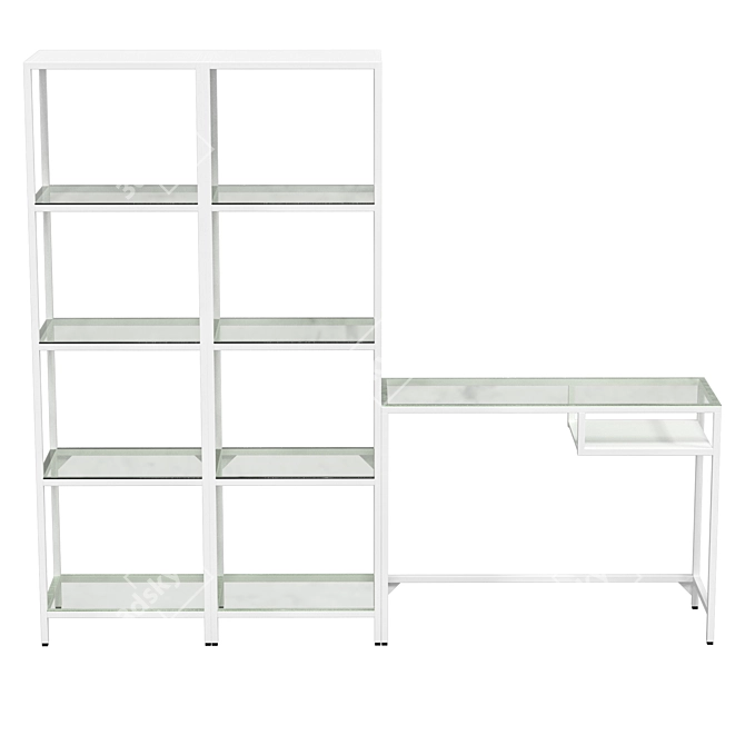 IKEA VITTSJÖ Multipurpose Laptop Desk 3D model image 3