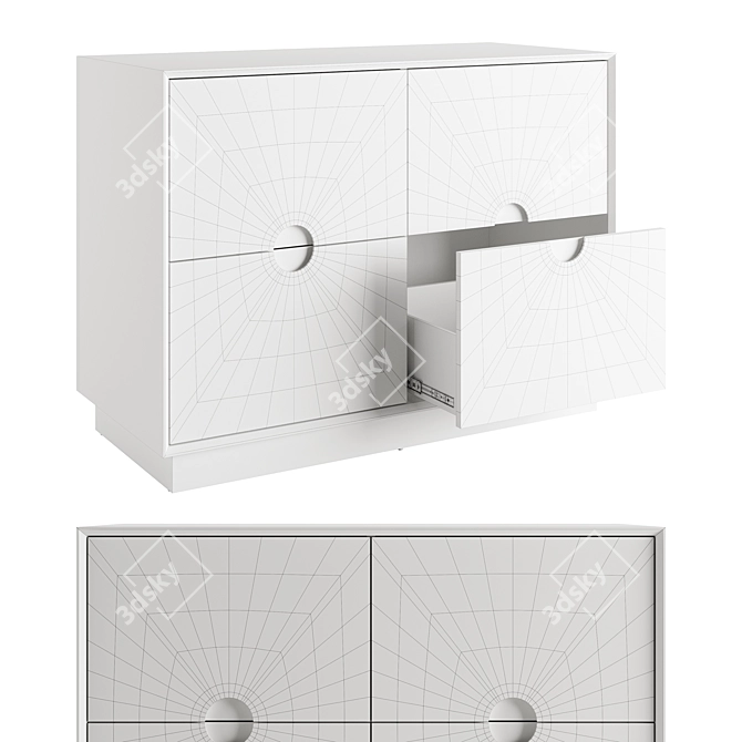 Sleek File Drawer by So Watt 3D model image 5