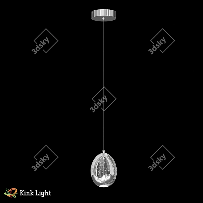Modern LED Pendant Light Chroma 3D model image 1