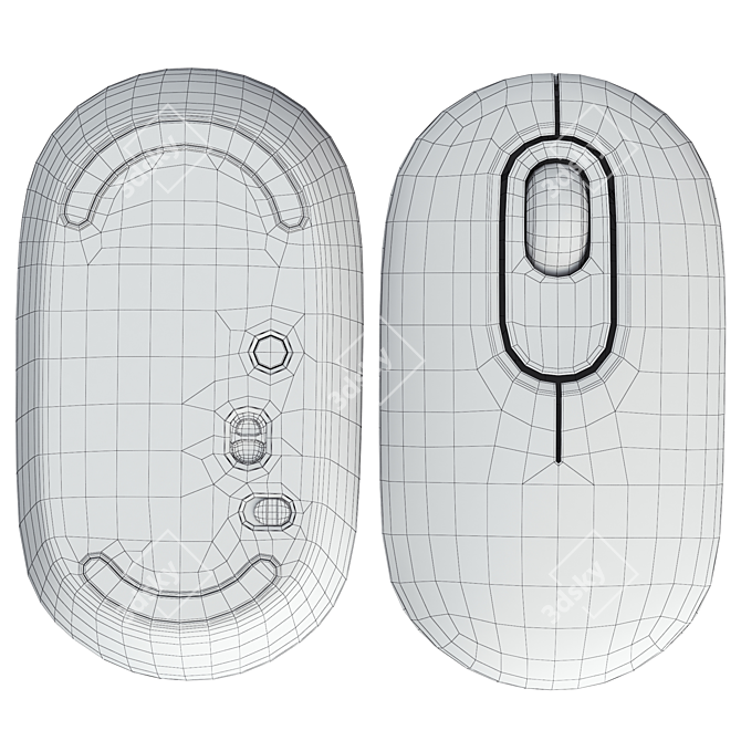 Logitech POP Mouse Trio Set 3D model image 7