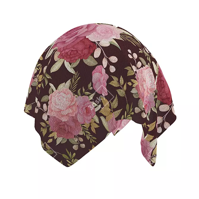 Arabic Fabric Seamless PBR 4k 3D model image 3