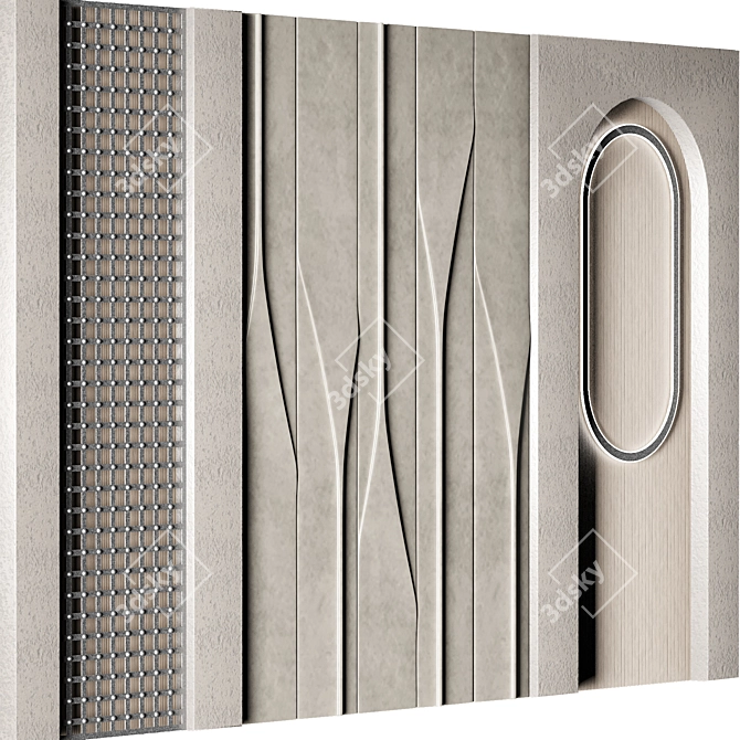 Modern Decorative Wall Art Print 3D model image 2