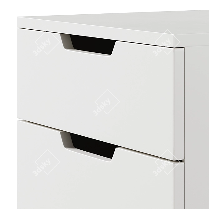 Buca Nightstand by Actona 3D model image 3