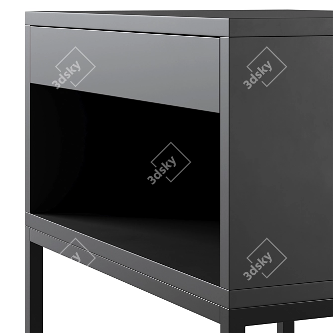 Modern Nightstand Cholet by Actona 3D model image 3