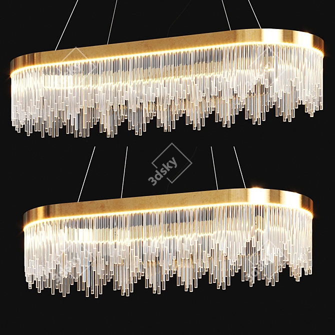 Enchanting Romatti Fairytale Lighting Chandelier 3D model image 2