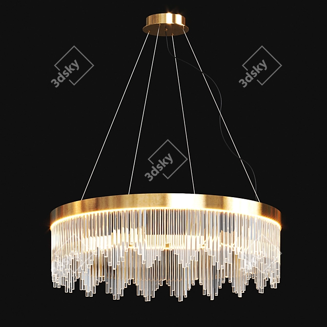 Enchanting Romatti Fairytale Lighting Chandelier 3D model image 3