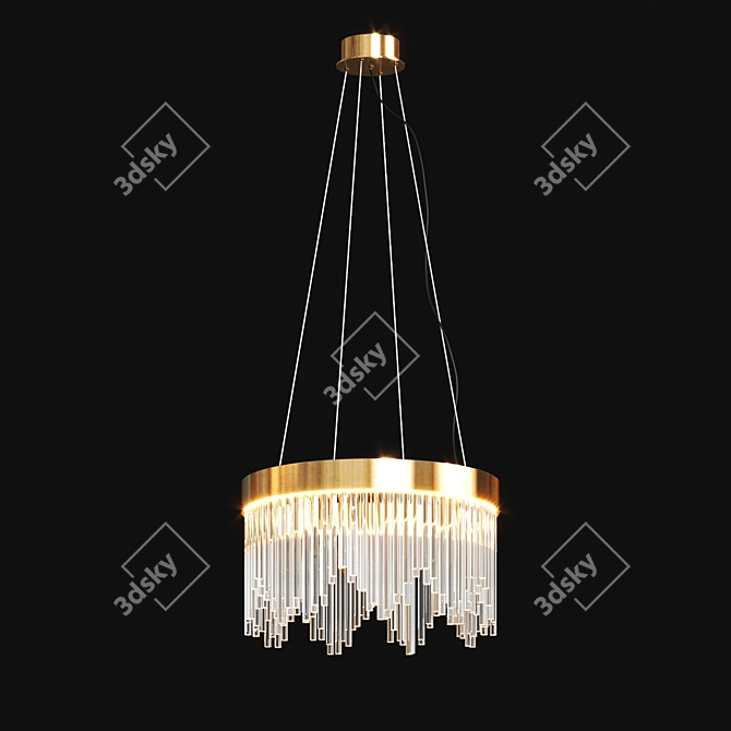 Enchanting Romatti Fairytale Lighting Chandelier 3D model image 5