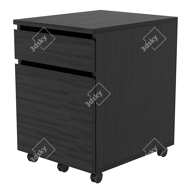 IKEA MALM Dresser | 3D model 3D model image 2