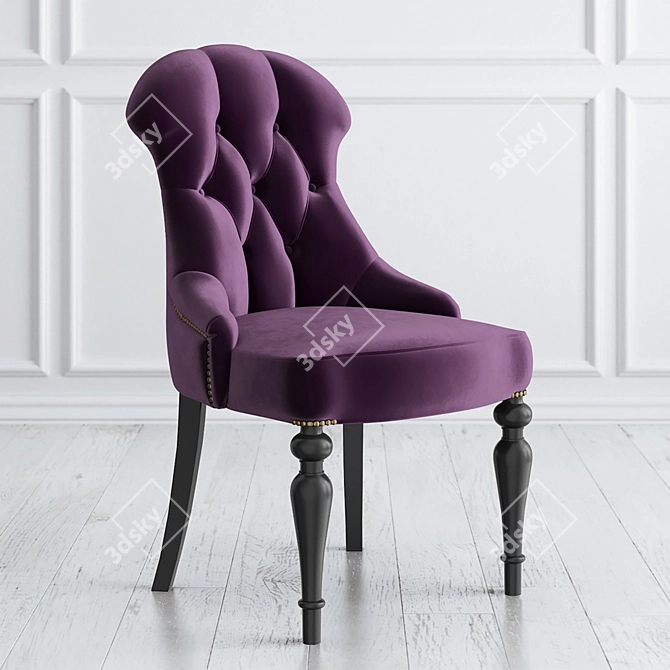 Microvelvet and Wood Flower Collection 3D model image 2
