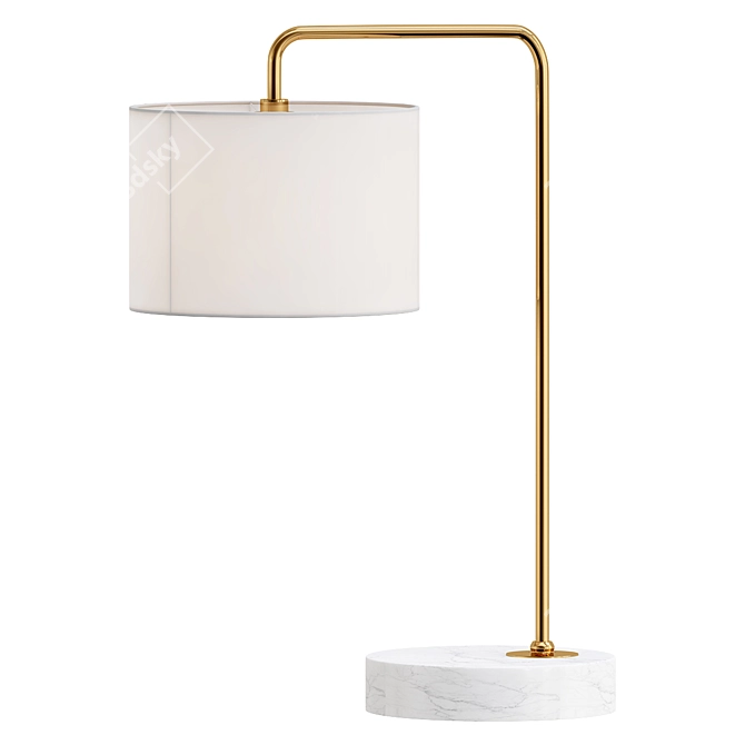 Modern Minimalist Randers Table Lamp 3D model image 1
