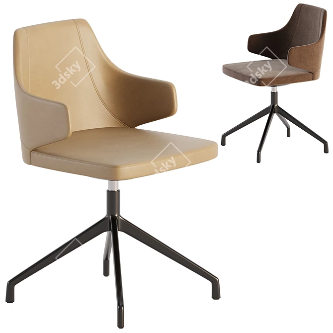 Modern Cattelan Wendy Chair 3D model image 1