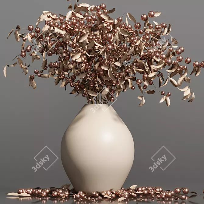 Colorful Pampas Grass Bundle 3D model image 3
