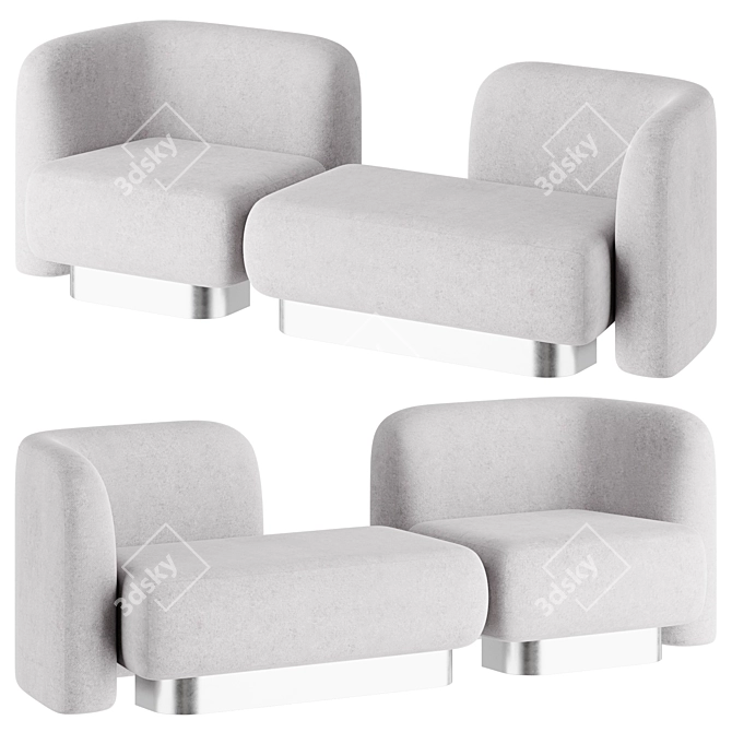 Comfy Weave Sofa | Диван 3D model image 1