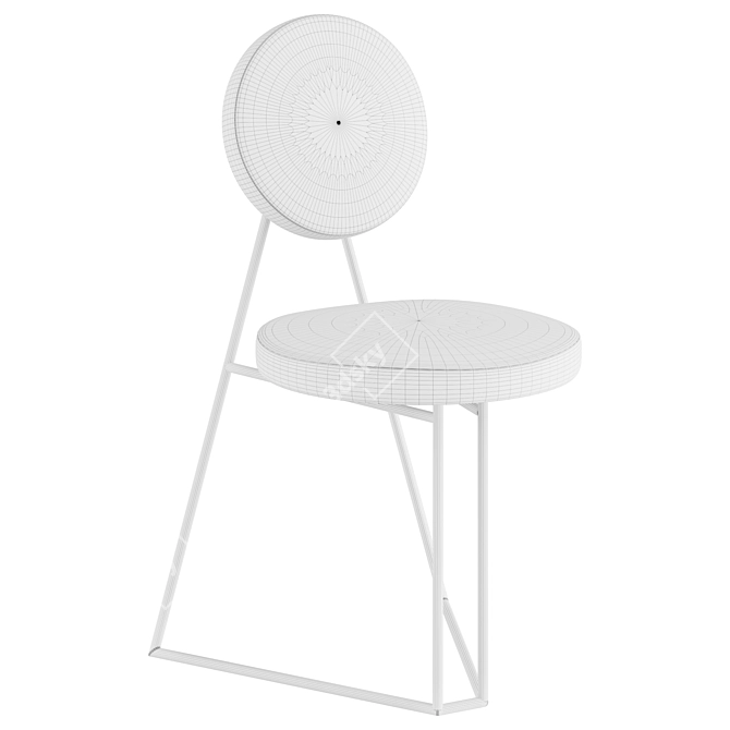 Modern Ergonomic Lokki Chair 3D model image 3
