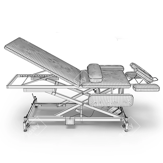 Professional Electric Massage Table 3D model image 11