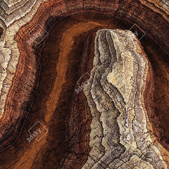 Canyon River 3D Model Kit 3D model image 5