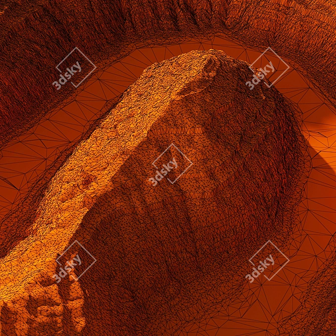 Canyon River 3D Model Kit 3D model image 7