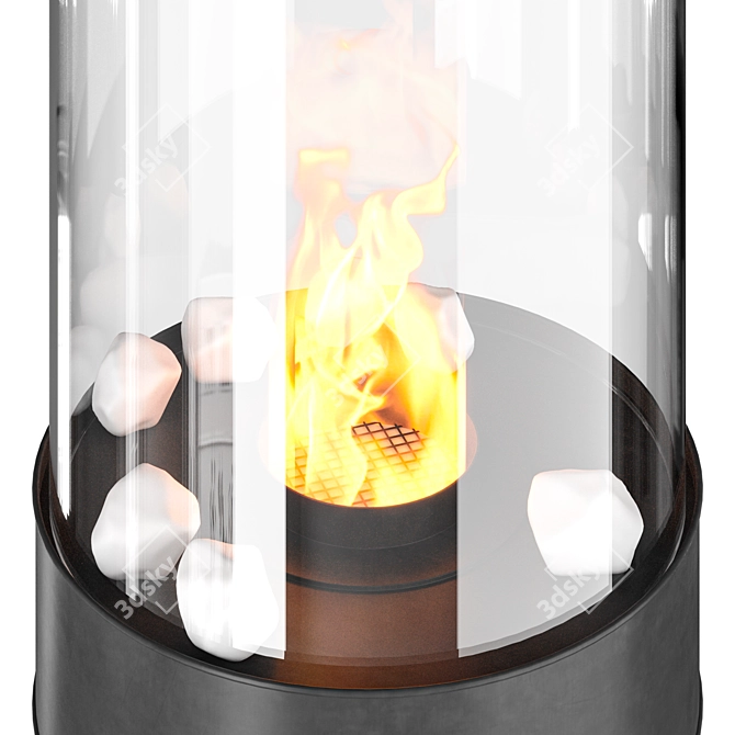 Chantico Glassfire Ethanol Table Fireplace 3D model image 2