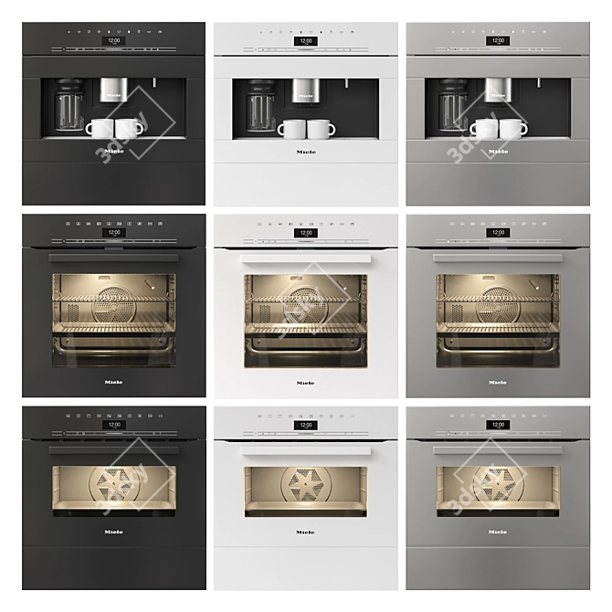 Miele 01 Appliances | UV Mapped 3D model image 6