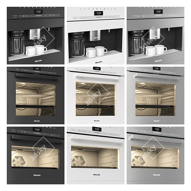 Miele 01 Appliances | UV Mapped 3D model image 7