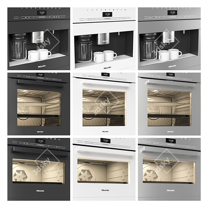 Miele 01 Appliances | UV Mapped 3D model image 14