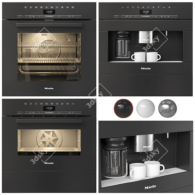 Miele 01 Appliances | UV Mapped 3D model image 22