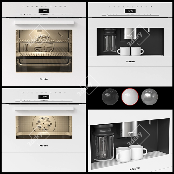 Miele 01 Appliances | UV Mapped 3D model image 1